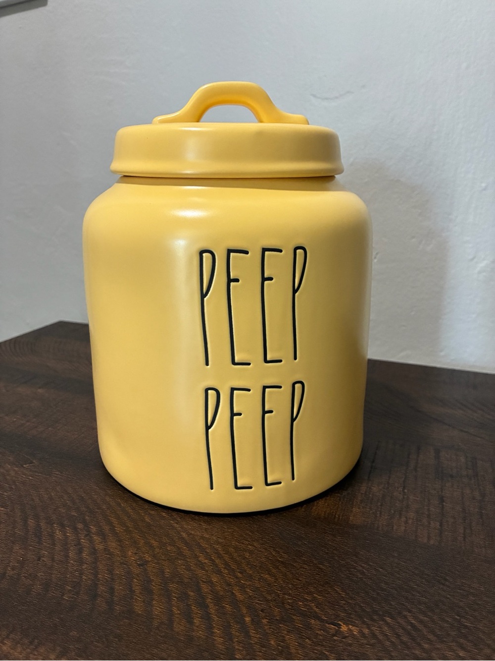 Rae Dunn Peep canister